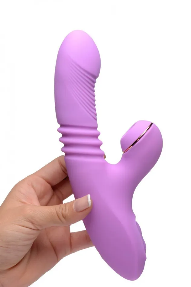 Sd Vibrators Shegasm Thrusting Suction Rabbit