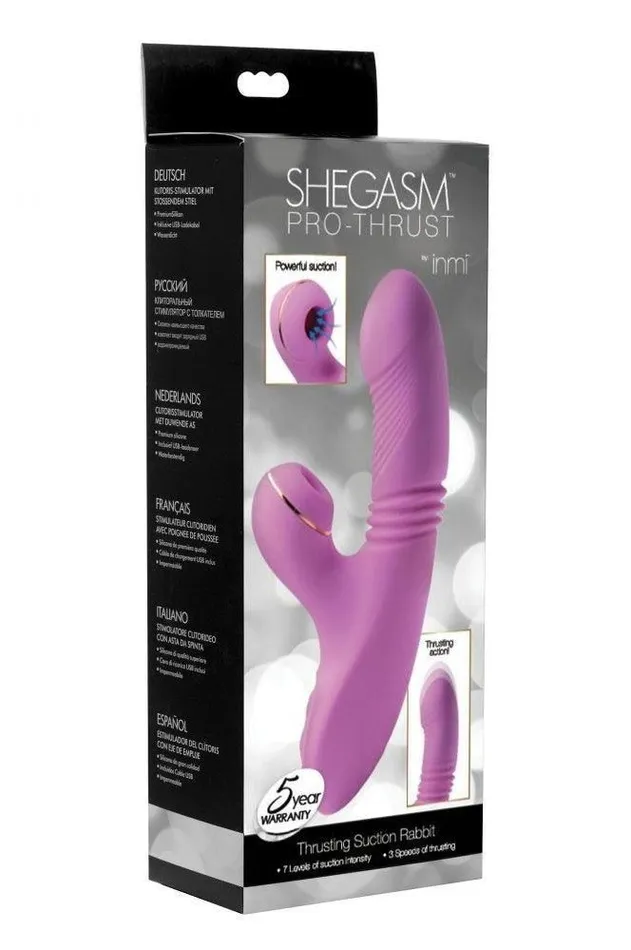Sd Vibrators Shegasm Thrusting Suction Rabbit