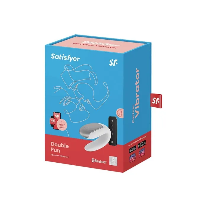 Satisfyer Double Fun Partner Remote Smart Vibrator Satisfyer Vibrators