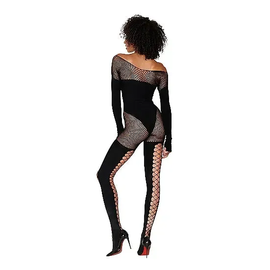 DreamGirl Bodystockings Playsuits DreamGirl Diamond Bodystocking One Size