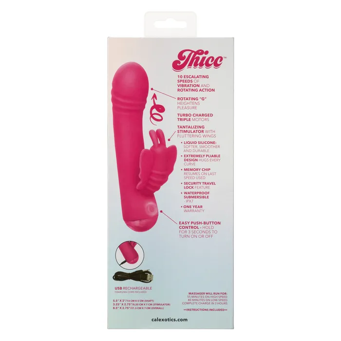 Thicc Chubby Rotating Butterfly Cal Exotics Female Sex Toys Thicc Chubby Rotating Butterfly Cal Exotics Female Sex Toys