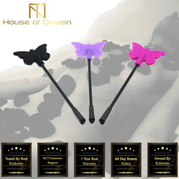 House of Dasein Couples Crops Butterfly Silicone Crop Spanking Paddle Sex Whip Bdsm Impact Play Fetish
