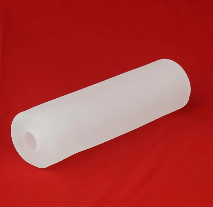 Male Sex Toys CHASTITY CAGE CO Ribbed Silicone Ball Spreader Tube