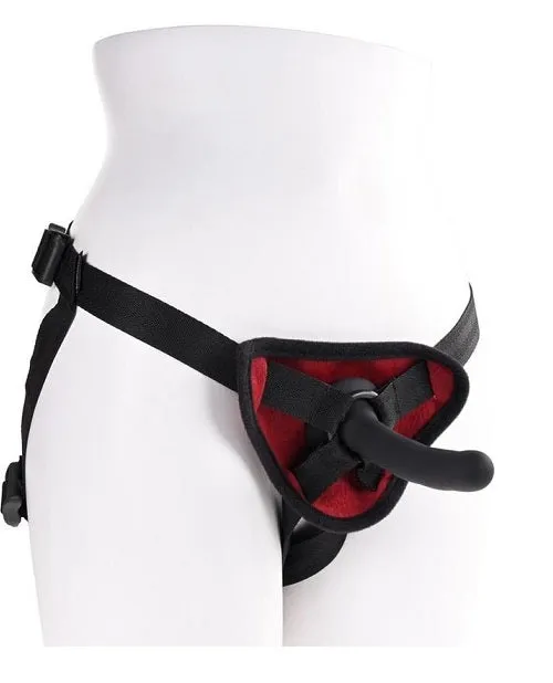 Saffron Silicone Pegging Kit BlackRed Sportsheets Anal