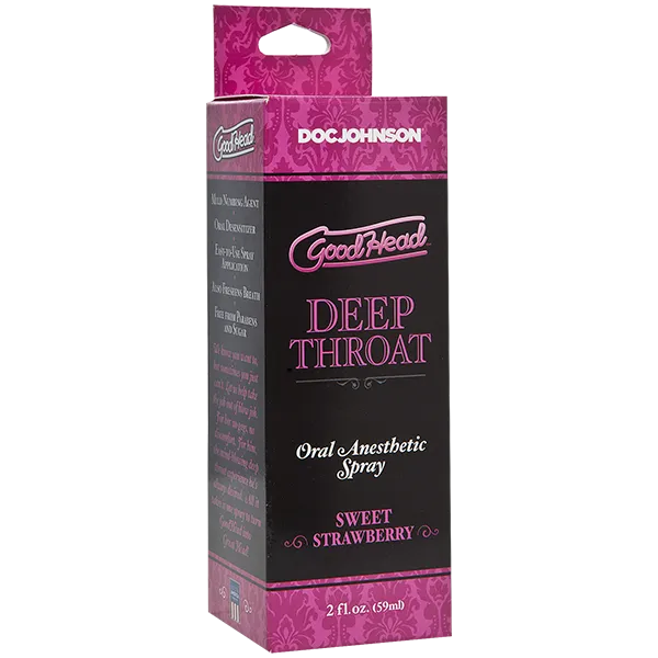 GOODHEAD DEEP THROAT SPRAY SWEET STRAWBERRY DOC JOHNSON Vibrators