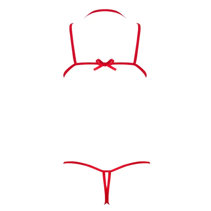Male Sex Toys EVEs SECRETS Womens Mesh Crotchless Bodysuit with Open Bust Erotic Outfits for Women