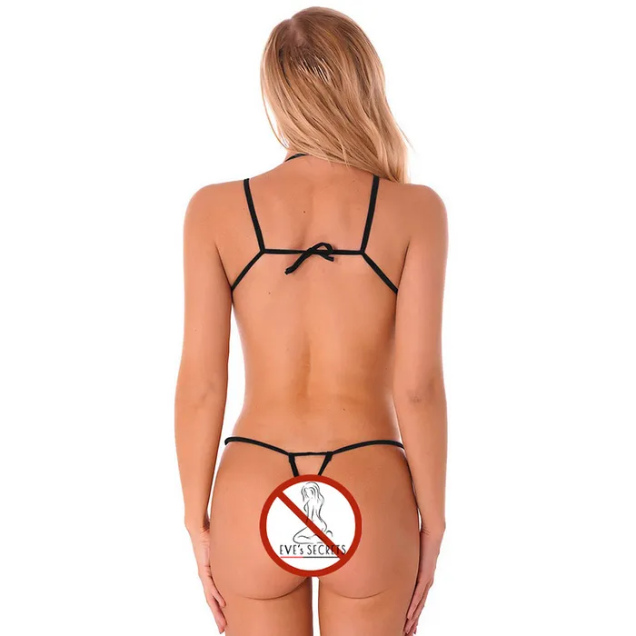 Male Sex Toys EVEs SECRETS Womens Mesh Crotchless Bodysuit with Open Bust Erotic Outfits for Women