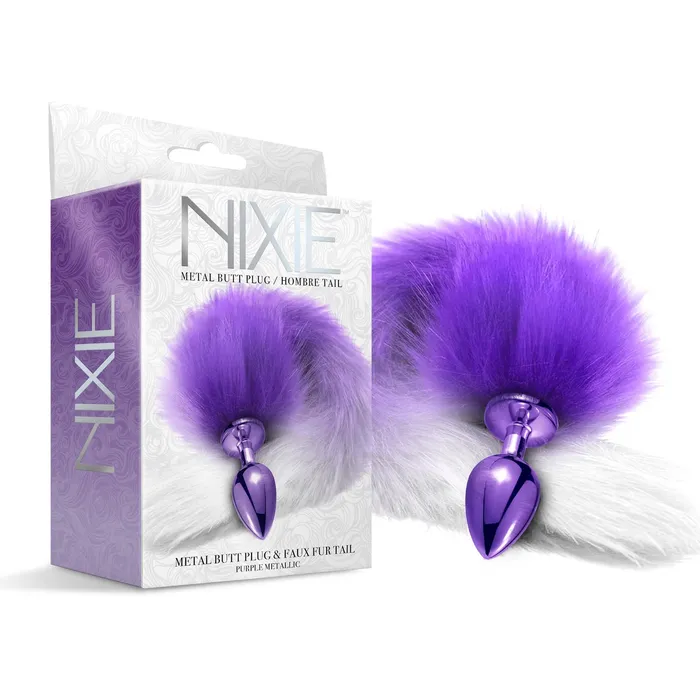 Male Sex Toys GLOBAL NOVELTIES NIXIE METAL BUTT PLUG WITH TAIL