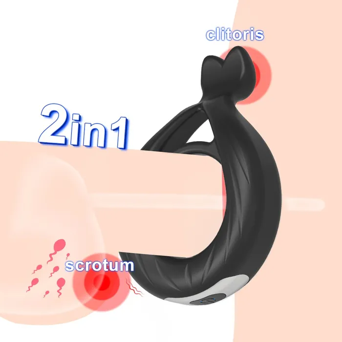 Male Sex Toys Male 10 Modes Vibrating Penis Ring Elastic Cock Ring Adult Sex Toys for Men and Couples EVEs SECRETS