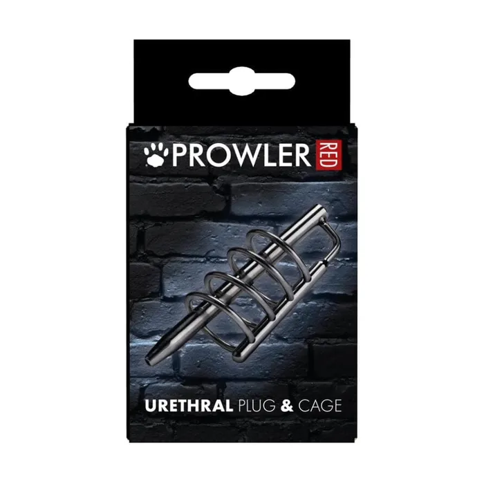 Prowler RED Male Sex Toys Prowler RED Urethral Plug and Cage