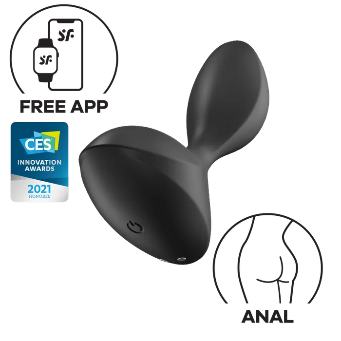 Satisfyer Anal Satisfyer Vibrating Butt Plug Sweet Seal App Controlled Black Satisfyer Anal Satisfyer Vibrating Butt Plug Sweet Seal App Controlled Black