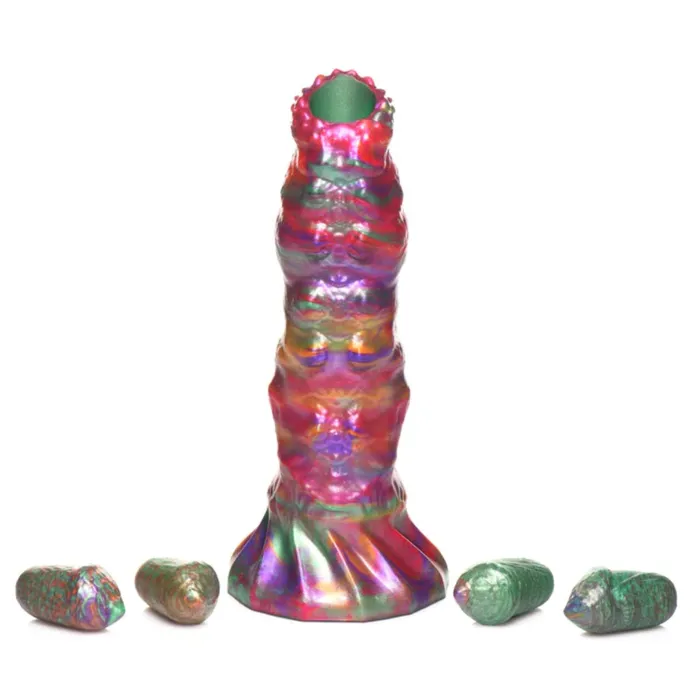 Creature Cocks Female Sex Toys Creature Cocks Larva Ovipositor Silicone Dildo with Eggs