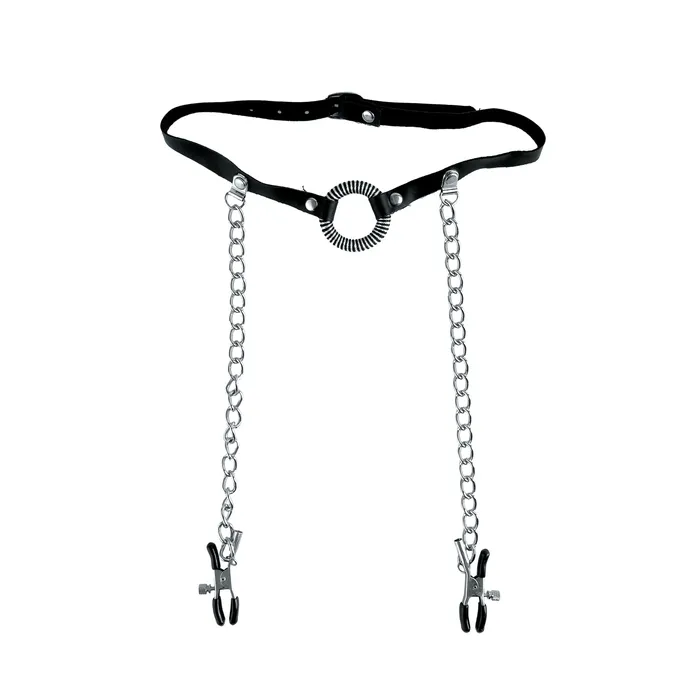 Fetish Fantasy Couples Fetish Fantasy ORing Gag Nipple Clamps