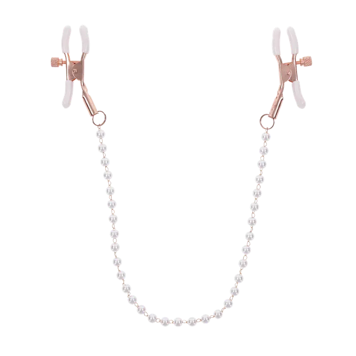 Sportsheets Nipple Clitoral Toys Sportsheets Peaches n CreaMe Pearl Nipple Clamps Sportsheets Nipple Clitoral Toys Sportsheets Peaches n CreaMe Pearl Nipple Clamps