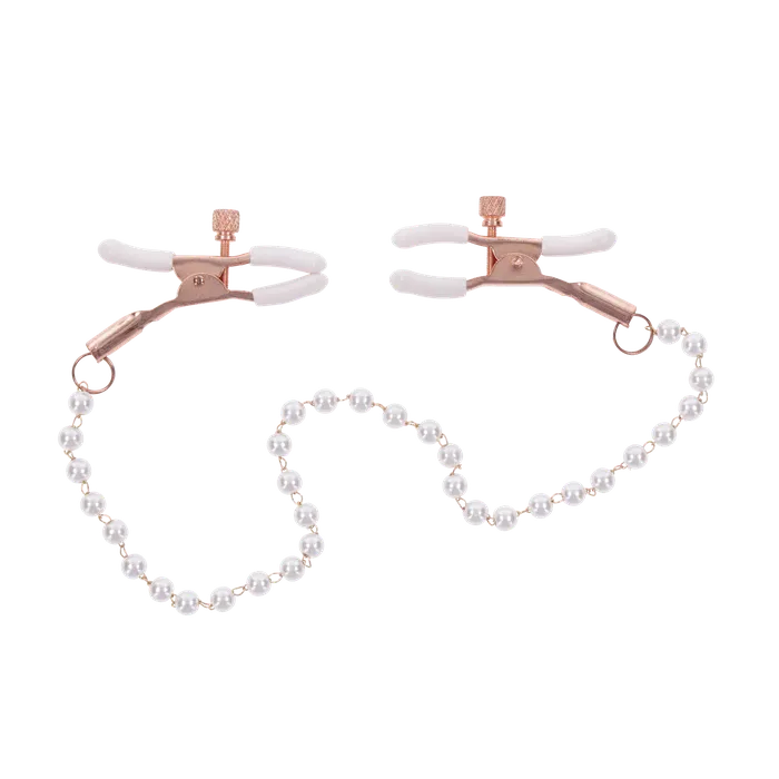 Sportsheets Nipple Clitoral Toys Sportsheets Peaches n CreaMe Pearl Nipple Clamps Sportsheets Nipple Clitoral Toys Sportsheets Peaches n CreaMe Pearl Nipple Clamps