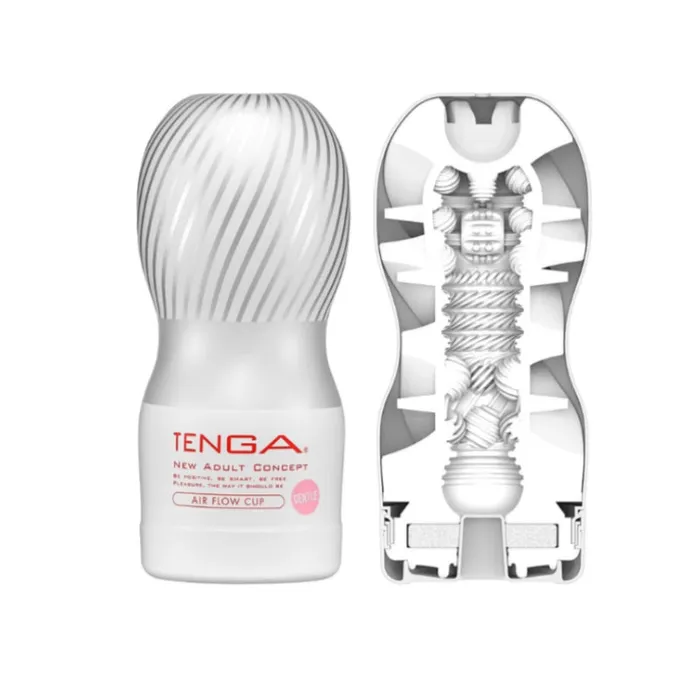 Tenga Air Flow Cup Masturbator Gentle White Tenga Male Sex Toys
