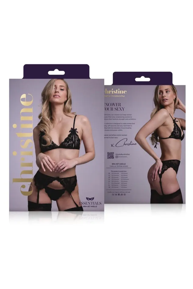 Anal Christine Le Duc Axelle 3PC Lingerie Set
