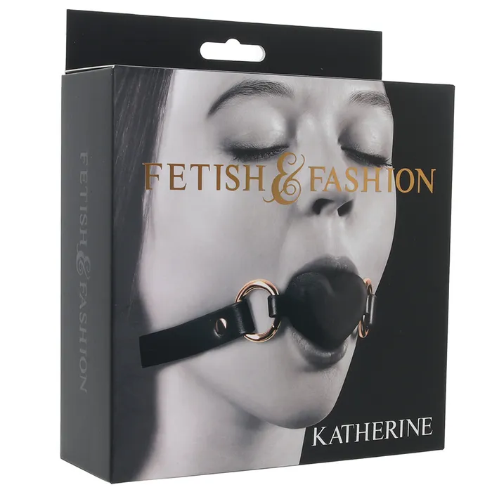 Anal Fetish Fashion Katherine Heart Gag in Black ns novelties
