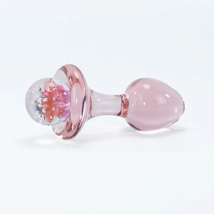 Anal Pink Crystal Delights Flower Plug Crystal Delights