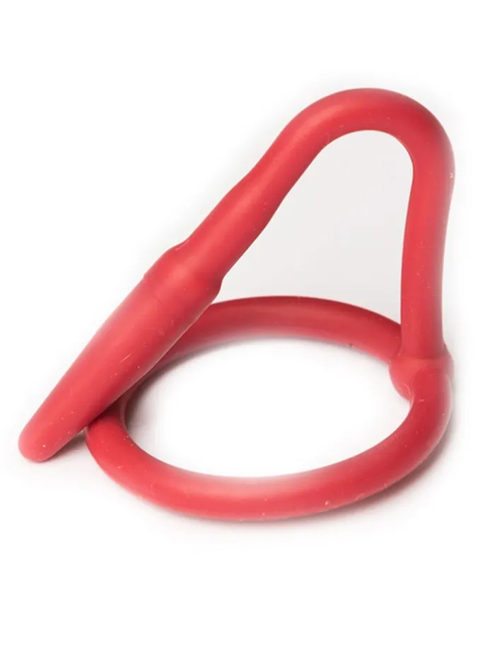 Anal Silicone Glans Plug Red HonourSkintwocom