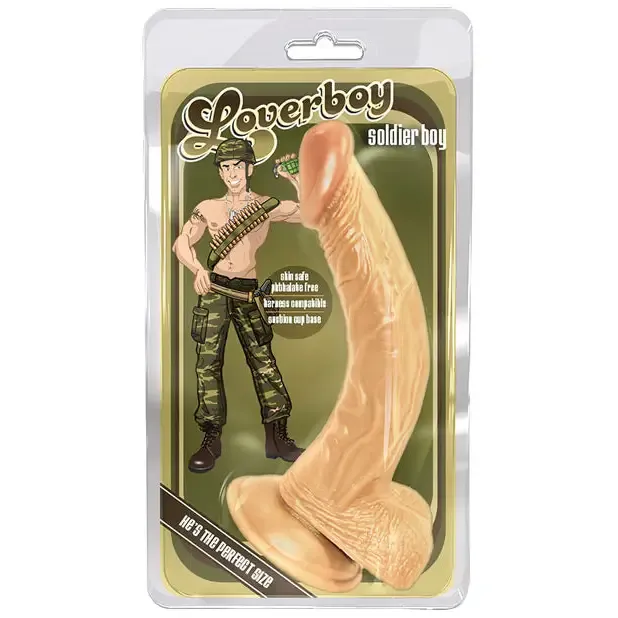 Blush Blush Loverboy Soldier Boy Realistic 8 in Dildo with Balls Suction Cup Beige Dildos Blush Blush Loverboy Soldier Boy Realistic 8 in Dildo with Balls Suction Cup Beige Dildos