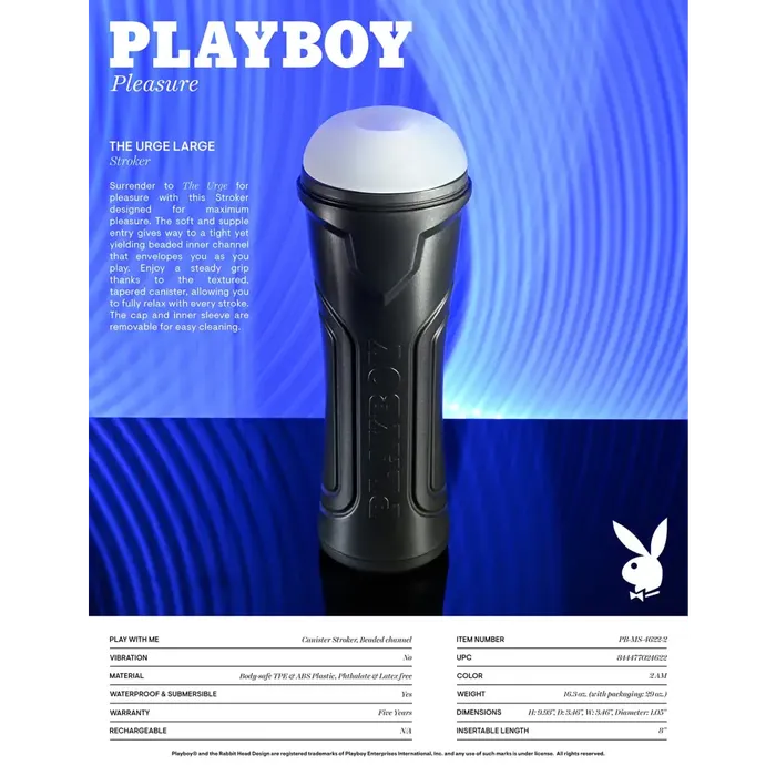 Dildos Evolved Novelties Playboy The Urge Large Dildos Evolved Novelties Playboy The Urge Large