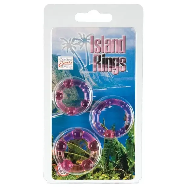 Female Sex Toys CalExotics Silicone Island Rings