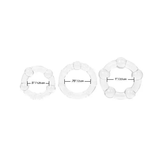 Female Sex Toys CalExotics Silicone Island Rings Female Sex Toys CalExotics Silicone Island Rings