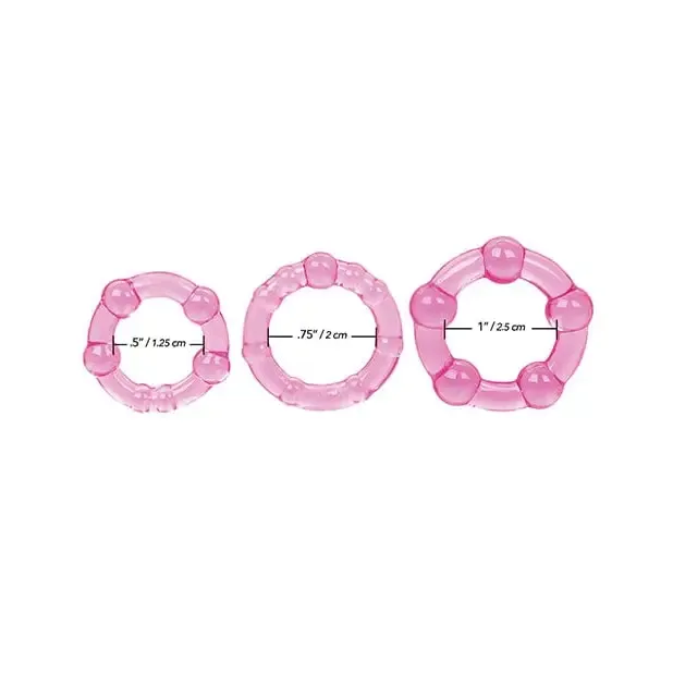 Female Sex Toys CalExotics Silicone Island Rings Female Sex Toys CalExotics Silicone Island Rings