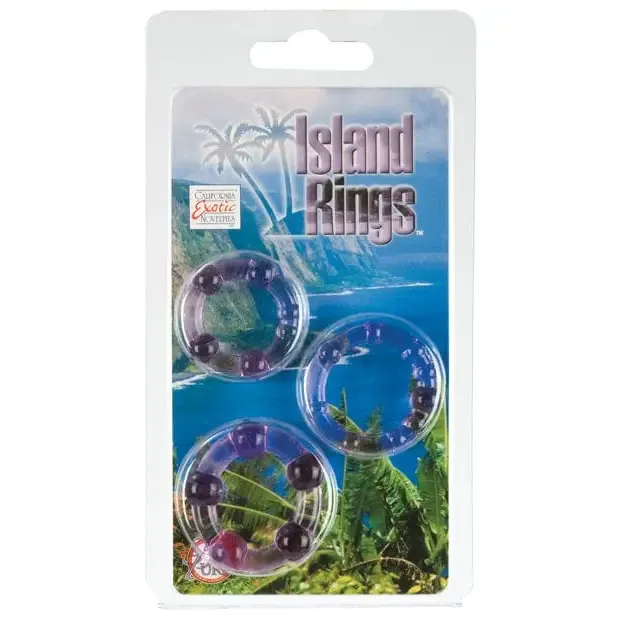 Female Sex Toys CalExotics Silicone Island Rings Female Sex Toys CalExotics Silicone Island Rings