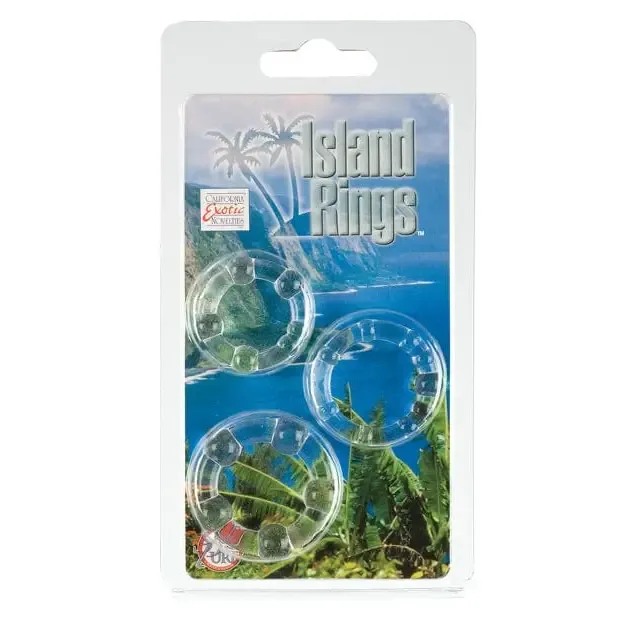 Female Sex Toys CalExotics Silicone Island Rings Female Sex Toys CalExotics Silicone Island Rings
