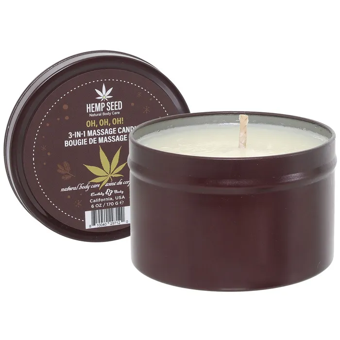 Female Sex Toys Earthly Body 3in1 Massage Candle 6oz170g in Oh Oh Oh