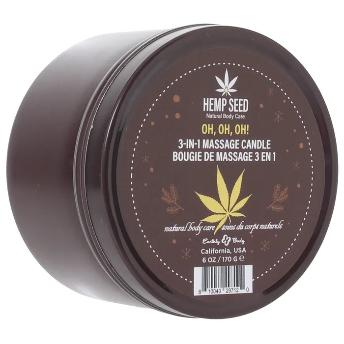 Female Sex Toys Earthly Body 3in1 Massage Candle 6oz170g in Oh Oh Oh