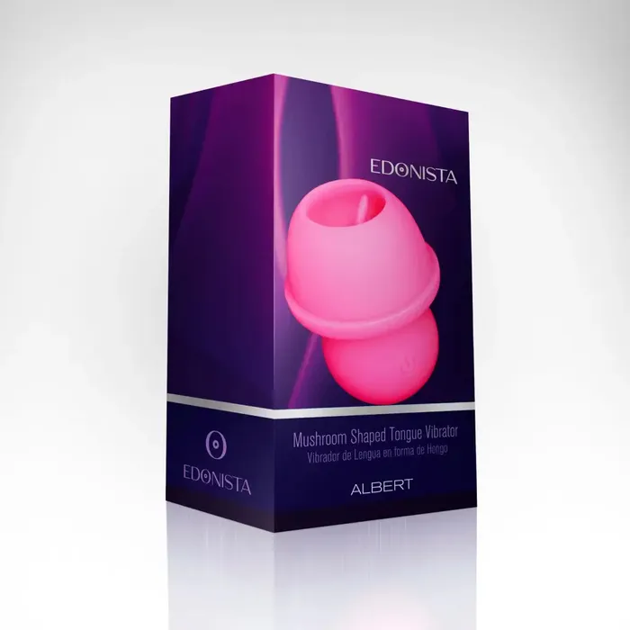 Female Sex Toys Edonista Edonista Albert Mushroom Shaped Tongue Vibrator