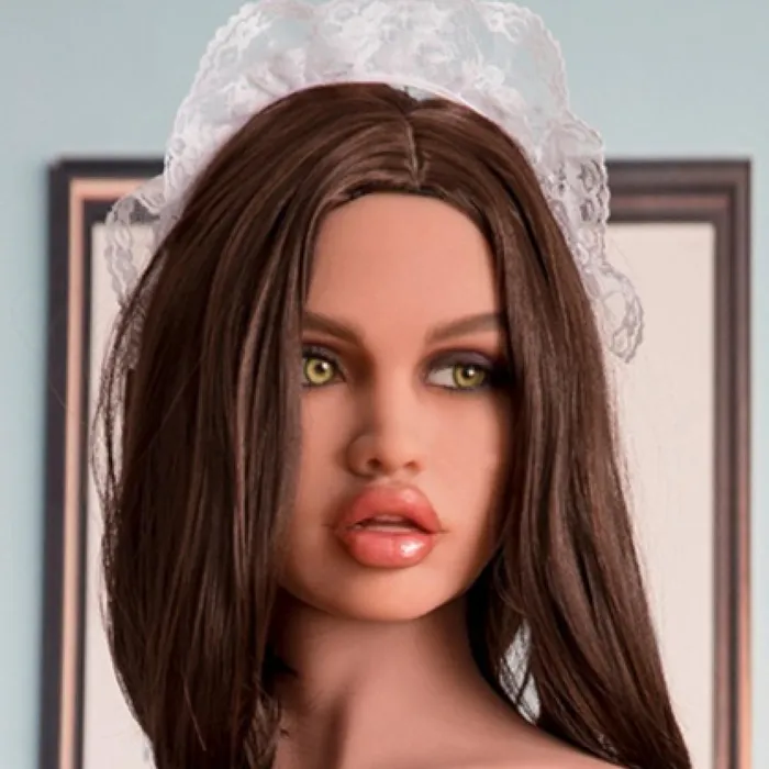 Fire Doll Male Sex Toys Firedoll Ellya Sex Doll Head M16 Compatible Light Tan
