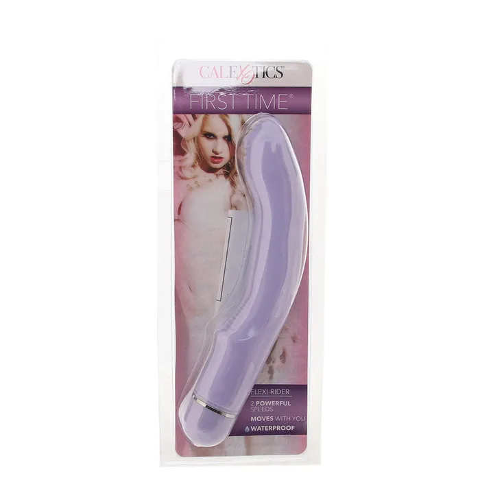 First Time Flexi Rider Vibe in Purple CalExotics Vibrators