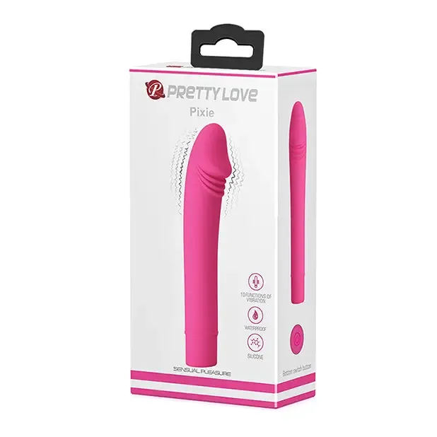 Liaoyang Baile Health Care Produ Vibrators Pretty Love Pixie Silicone Mini Pink