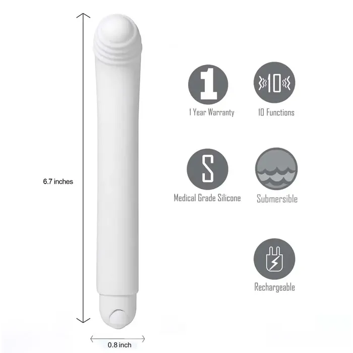 Maia Toys Female Sex Toys Misty Long Rechargeable Bullet