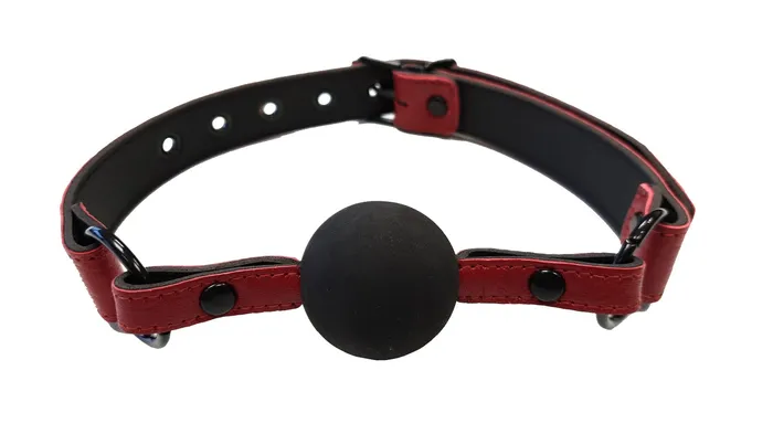 Male Sex Toys HonourSkintwocom Burgundy Anaconda Print Ball Gag