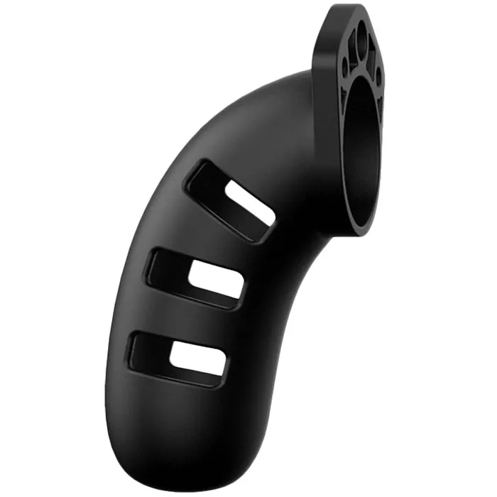 ManCage 21 45 Inch Silicone Cock Cage in Black Shots Toys Male Sex Toys ManCage 21 45 Inch Silicone Cock Cage in Black Shots Toys Male Sex Toys