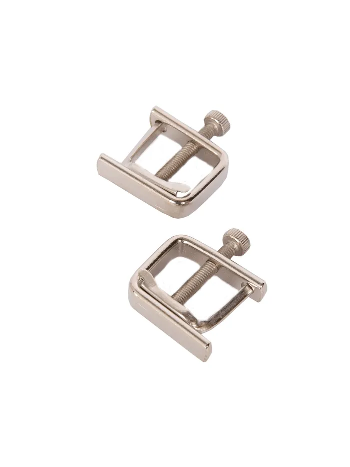 Nipple Clitoral Toys HonourSkintwocom Screw Thread Nipple Clamps