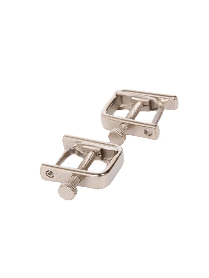 Nipple Clitoral Toys HonourSkintwocom Screw Thread Nipple Clamps