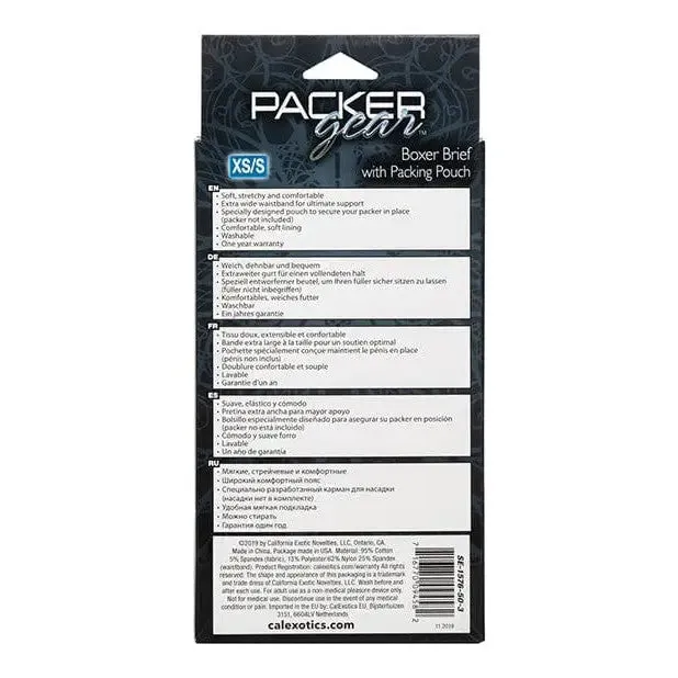 Packer Gear Boxer Brief With Packing Pouch CalExotics Female Sex Toys