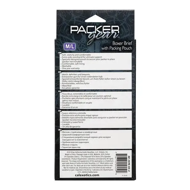 Packer Gear Boxer Brief With Packing Pouch CalExotics Female Sex Toys