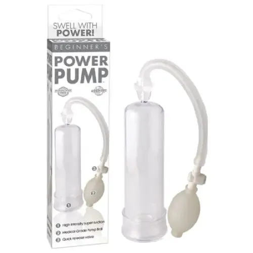 Pipedream Beginners Power Pump Clear Pipedream Products Male Sex Toys