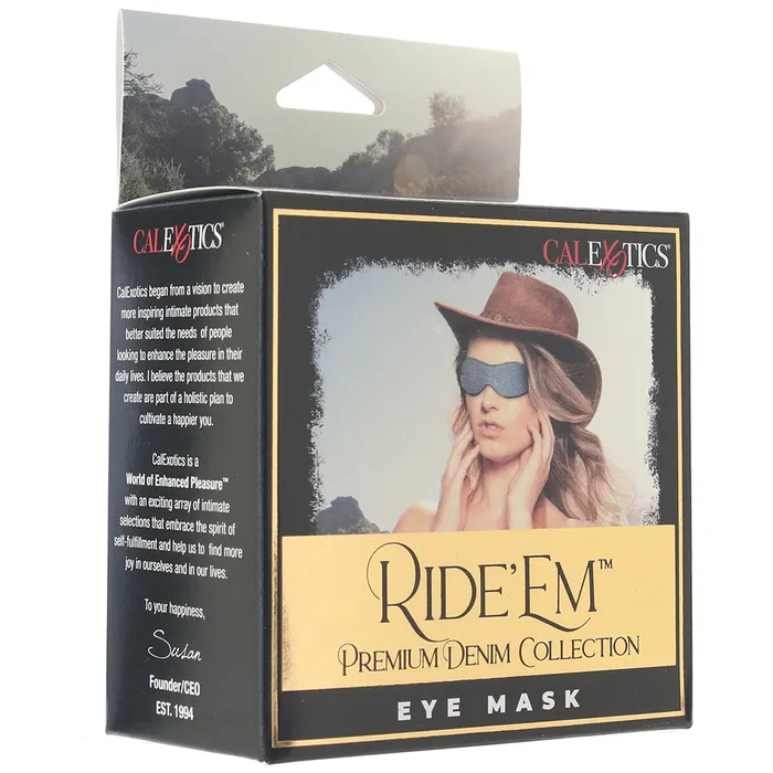 Ride Em Denim Eye Mask CalExotics Vibrators