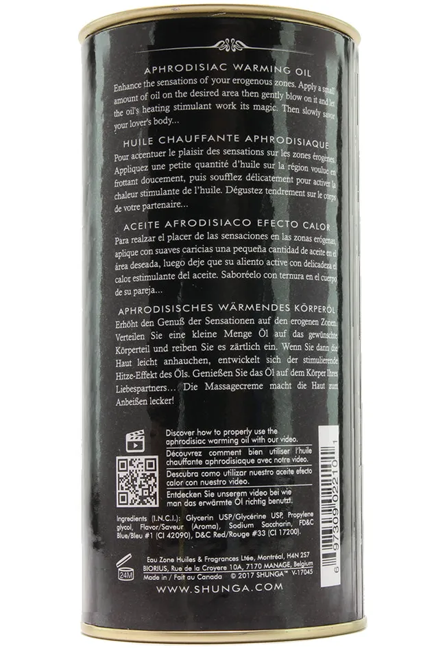Shunga Female Sex Toys Aphrodisiac Warming Oil 35oz100ml in Coconut Thrills Shunga Female Sex Toys Aphrodisiac Warming Oil 35oz100ml in Coconut Thrills