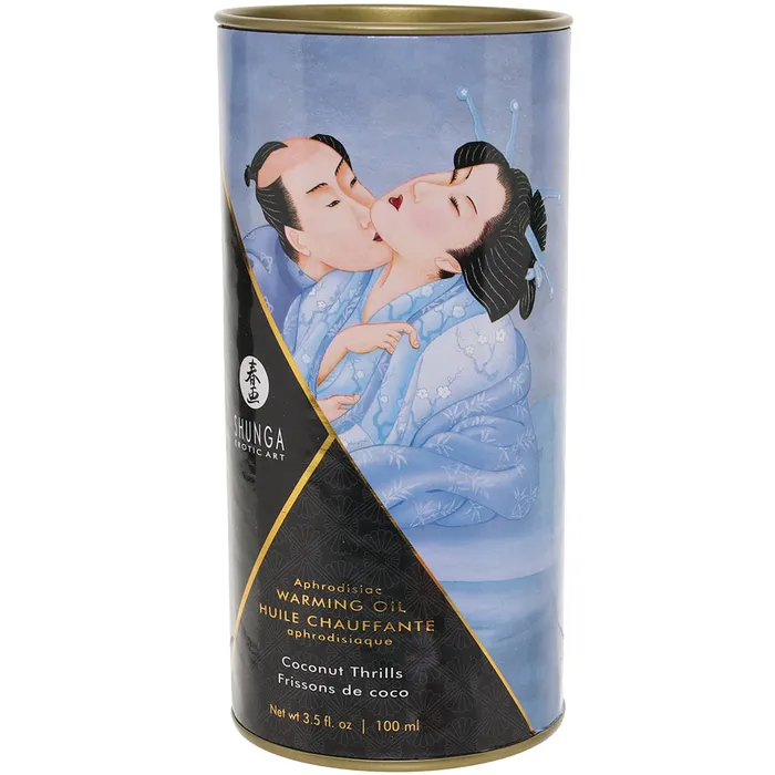 Shunga Female Sex Toys Aphrodisiac Warming Oil 35oz100ml in Coconut Thrills Shunga Female Sex Toys Aphrodisiac Warming Oil 35oz100ml in Coconut Thrills