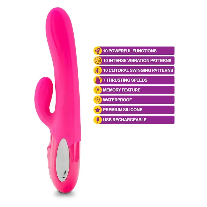 Viben Vibrators Viben Hypnotic Thrusting Rabbit W Clit Stim Viben Vibrators Viben Hypnotic Thrusting Rabbit W Clit Stim