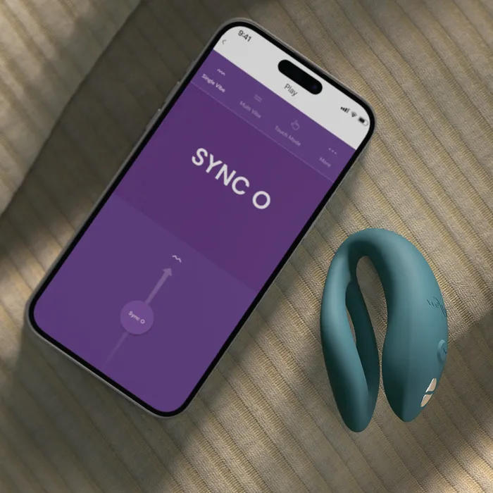 WeVibe WeVibe Sync O Couples Vibrator Velvet Green Vibrators